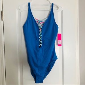 Lilly Pulitzer Isle Lattice Swimsuit